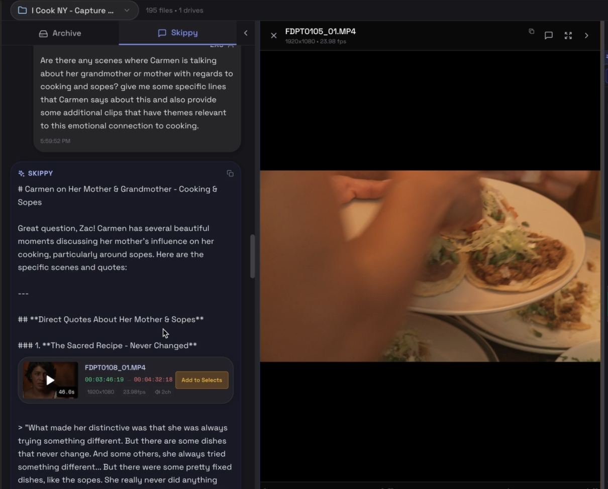 Xappio Alpha — Semantic search interface